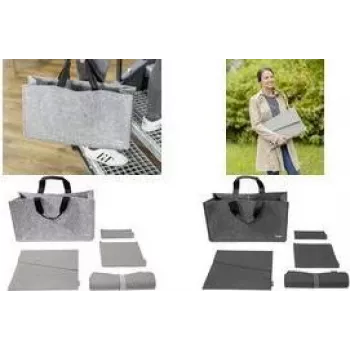 SIGEL BAB02 Desk Sharing kott Basic L, tumehall, 5-osaline komplekt
