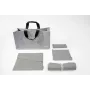 SIGEL BAB01 lauajagamiskott Basic L, helehall, 5-osaline komplekt