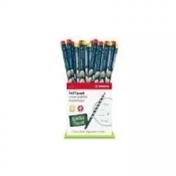 STABILO EASYgraph HB grafiitpliiats, sinine, 36-osaline kartongist displei F44292
