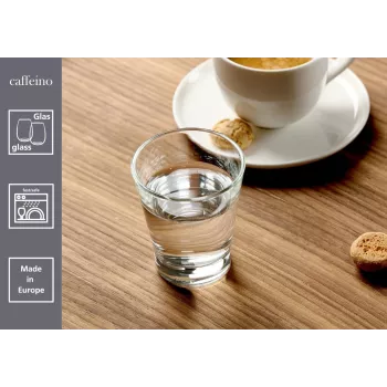 Ritzenhoff & Breker CAFFEINO espressoklaaside komplekt, 90 ml, läbipaistev klaas, 6 tk 824520
