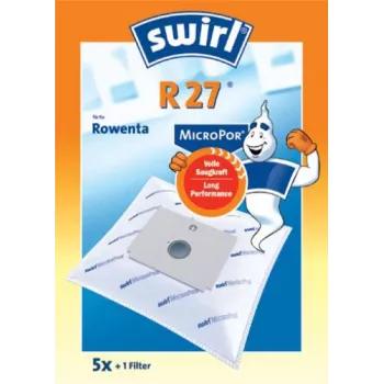 Melitta Swirl R 27 MicroPor tolmuimeja kotid, 5 pakk 170654