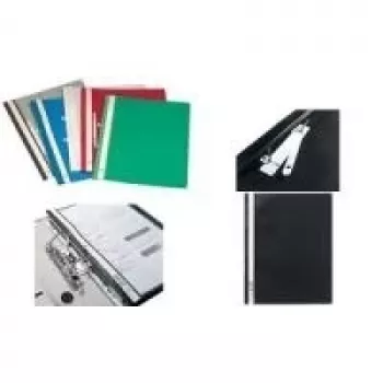 DURABLE 258010 Aruandekaust koos kinnitusliuguriga A4+, hall, 25 pakk