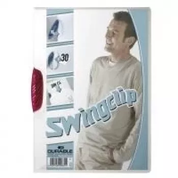 DURABLE SWINGCLIP 30 A4 läbipaistev klambrifail (25 pakk) 226035