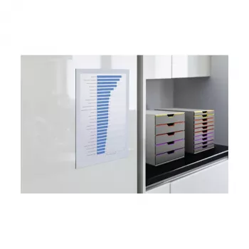 DURABLE DURAFRAME A4 isekleepuv inforaam, hõbedane, 2-pakk 487202