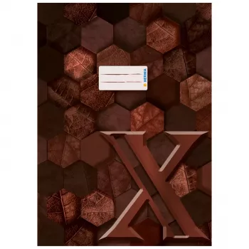 HERMA Heftschoner X, kartong, DIN A4, pruun, märgistusväljaga, 10 tk (20092)