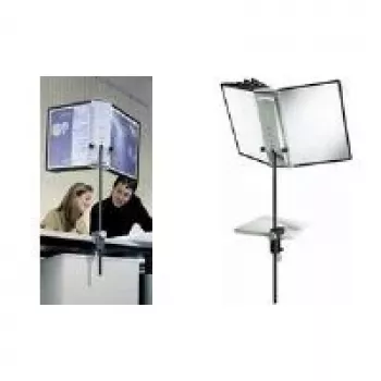 DURABLE SHERPA® lauaklambri 10 - A4 ekraanipaneelide süsteem, 10 paneeli, 5 värvi, 360° pöörlemine 581800
