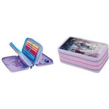 Herlitz TriCase Whisper Mane 31-osaline pinal, polüester, 3 sektsiooni, 3 tõmblukku 400205915
