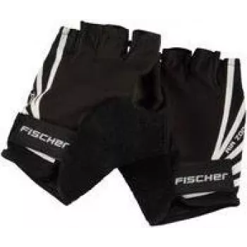FISCHER Jalgrattakindad Sport, suurus S/M, polsterdatud peopesa, hingav käsiosa, takjakinnis, unisex, poole sõrmega 86313