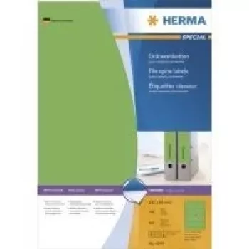 HERMA SuperPrint kaustasildid rohelised 61 x 192 mm 400 silti (100 lehte x 4) 4299