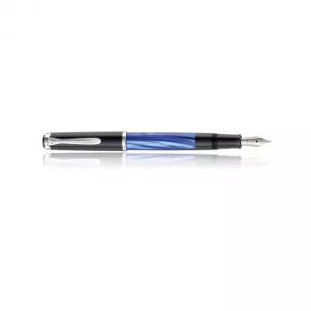 Pelikan Classic M205 täitesulepea must-sinine (keskmine nib) 801874