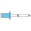 GESIPA pime-neet, roostevaba teras, 4 x 14 mm, ümarpea, 500 tk 6330533 LEGIERUNGSZUSCHL