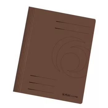 10 herlitz kinnitustega kaustad kartongist pruun DIN A4 10900223