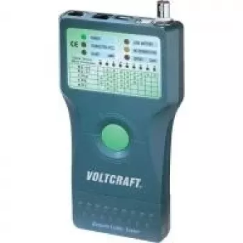 Voltcraft CT-5 mitmekaabli tester RJ-45, BNC, RJ-11, IEEE 1394, USB jaoks