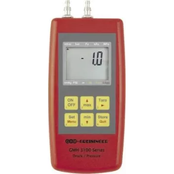 Greisinger GMH3161-002 diferentsiaalrõhu mõõtur õhu ja gaaside jaoks, -0,005 kuni +0,005 baari 604215