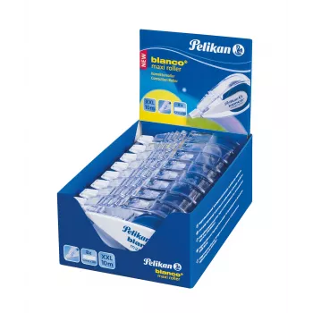 Pelikan blanco Maxi parandusroller, 4,2 mm x 10 m, lahustivaba, valge 340315