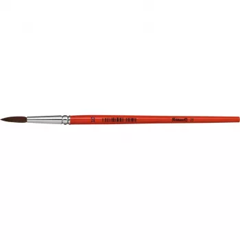 Pelikan Sorte 23 ümar pintsel suurus 10, poni karv, oranž lakitletud puidust käepide 711077