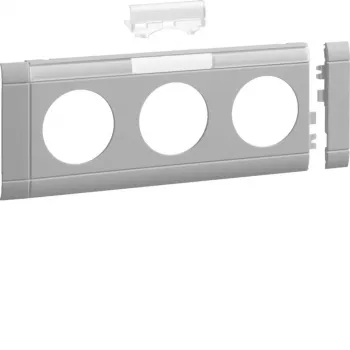 Hager Volta süvispaigaldatav väike jaotuskilp, 3 rida, 24 moodulit, hall ABS, IP30 GB080317035