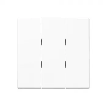 JUNG A593BFWW klahv 3-kordse lüliti jaoks, Alpine White