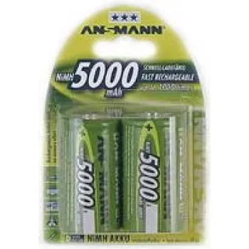 ANSMANN D akupatarei NiMH 5000 mAh 1,2 V 5030921