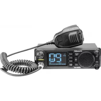 Midland Albrecht AE6390 CB-raadio 12/24V 4W AM/FM VOX DIN-kinnitus 2,4 inch ekraaniga 12639