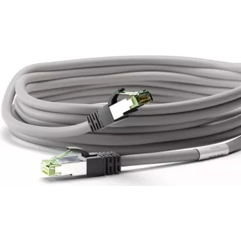 Wentronic Goobay CAT 8.1 patch-kaabel, S/FTP (PiMF), hall, 25 m - LSZH halogeenivaba, vask AWG 24 (55144)