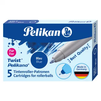 Pelikan rollerpastakna tindikassetid 5-pakk sinine (824705)