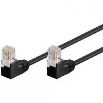 Wentronic 96086 Cat5e U/UTP RJ45 paigalduskaabel, must