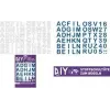 ROTH triikimisega kinnitatavad tähed DIY kangast koolitorbikule, valge, A-Z tähestik, 150 x 210 mm leht, 1 leht 658116