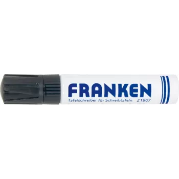 FRANKEN JumboMarker tahvlitähiste, kiilotsik 4-12 mm, must, täidetav, kuivpühitav, madala lõhnaga, 1 tk (Z1910 10)