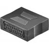 Wentronic Goobay SCART-adapter, SCART emane - SCART emane, 21-pin, must 50771