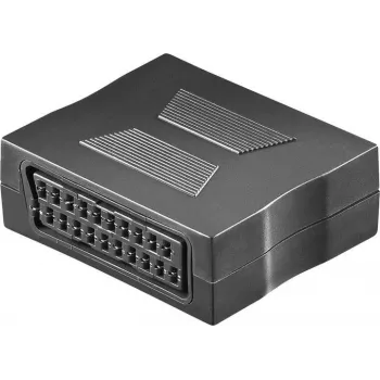 Wentronic Goobay SCART-adapter, SCART emane - SCART emane, 21-pin, must 50771