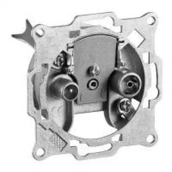 Wentronic Goobay 2-avaline antenni läbiviigupesa - 10 dB läbiviiguse sumbuvus (67044)
