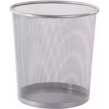 Westcott traatvõrgust prügikast, 12,3 L, hõbedane, ümmargune, 230 x 270 mm E-744607 00