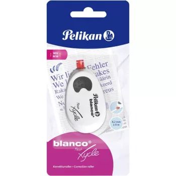 Pelikan Xycle parandusroller Blanco 4,2 mm x 8 m lahustivaba, kohe ülekirjutatav, ergonoomiline – 1 tk (300001140)
