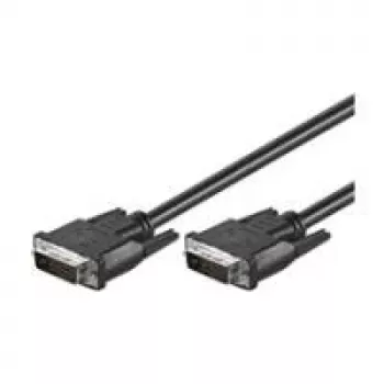 Wentronic goobay DVI-D Dual Link kaabel 0,5m must sõrmkruvidega 93295