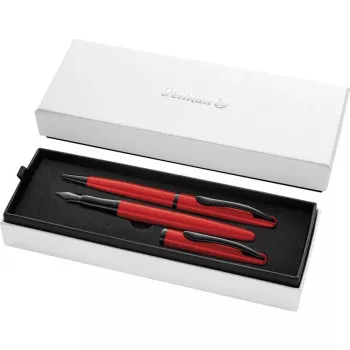 Pelikan Jazz Noble Elegance kirjutusvahendite komplekt punane - täitesulepea ja pastapiliats 400198410