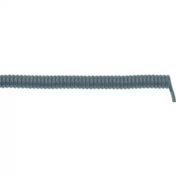 LAPP UNITRONIC SPIRAL LiF2Y11Y spiraalne andmesidekaabel, 4 x 0,25 mm², hall, 400 mm kokkutõmmatud / 1600 mm väljaulatuv 73220353