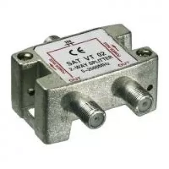 Wentronic Goobay 2-suunaline SAT jaotur 5-2500 MHz F-tüüp (67001)