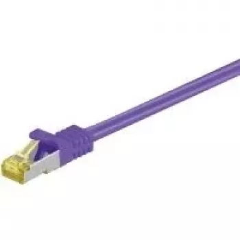 Wentronic Cat.7 S/FTP võrgupatch-kaabel, RJ45 - RJ45, 0,25 m, kullatud kontaktid, 10 Gbps, 600 MHz 91573