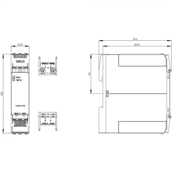 Siemens SIRIUS 3RN2 termiline ülekoormusrelee 0,7-1,0 A klass 10 S00 kruviklemmid 3RN2010-1BW30