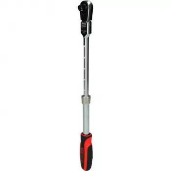 KS Tools 3/8 inch SlimPOWER teleskoop-pöördpõrkpea, 72-hambaline, kiirvabastus, 280-430 mm 914.3820