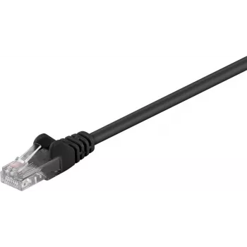 Wentronic Goobay CAT 5e paigalduskaabel, U/UTP, must, 5 m - CCA vaskpettalumiinium (68651)