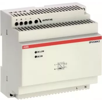 ABB CP-D 24/4.2 DIN-liinil toiteallikas 24V DC 4.2A 100.8W 1-faasiline 1SVR427045R0400