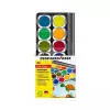 Faber-Castell Eberhard Faber Winner Läbipaistmatute Akvarellvärvide Komplekt, 24 Helendavat Värvi, Läbipaistev Eemaldatav Kaas Kahekordistub Segamispaletina 578324