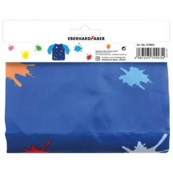 Faber-Castell EBERHARD FABER EFA Color laste joonistuspõll, sinine, pikad varrukad, üks suurus, vanusele 4-9, blisterpakend 579903