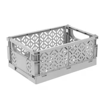 keeeper Mini kokkupandav kast fritzi, suurus M, Nordic Grey, 3,4 liitrit, kokkupandav dekoratiivkast, toiduohutu, 1 tk 1023313000000