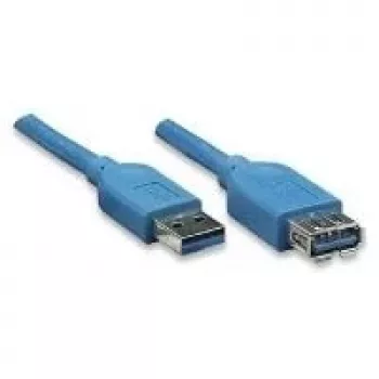 EXSYS EX-K1630-2 USB 3.2 Gen 1 kaabel, USB-A - USB-B, 2 m, sinine
