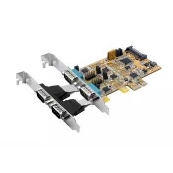 EXSYS EX-45034 PCIe 4-pordiline jadaliidese RS-232/422/485 kaart (FTDI)