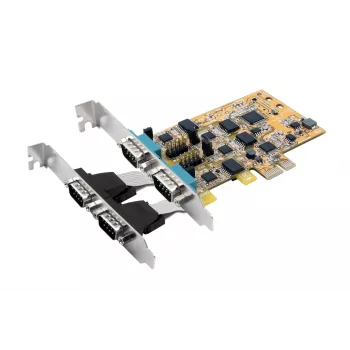 EXSYS EX-45034IS 4-pordiline RS-232 PCI Express seeriaportide kaart 2,5kV optilise isolatsiooniga