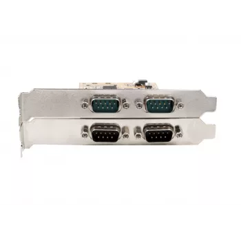 EXSYS EX-45034IS 4-pordiline RS-232 PCI Express seeriaportide kaart 2,5kV optilise isolatsiooniga